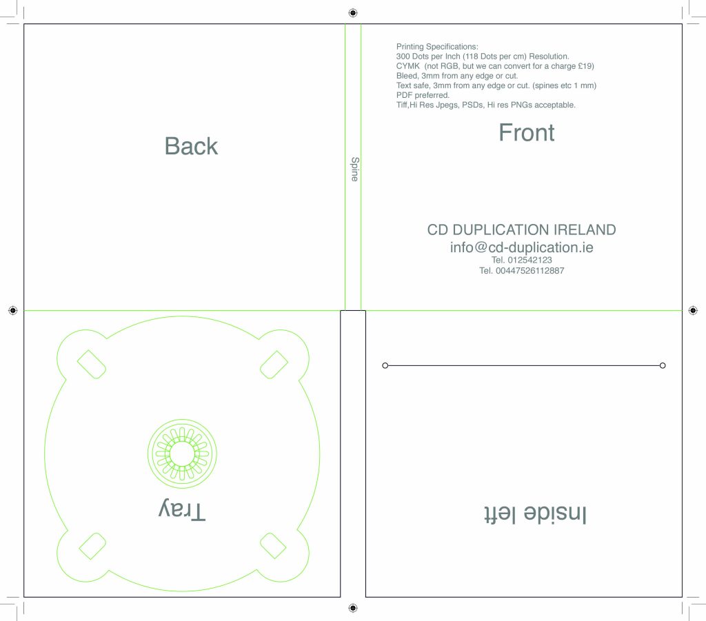 Digipak 4 Panel with slit for Booklet